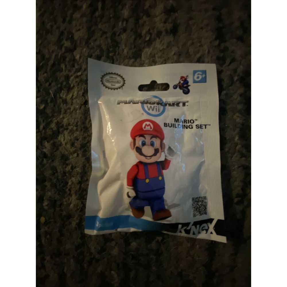 Nintendo Mario Kart Wii K'NEX BUILDING SET FIGURE: MARIO New In Package 38026